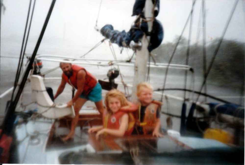 During the eye of the storm things were calm