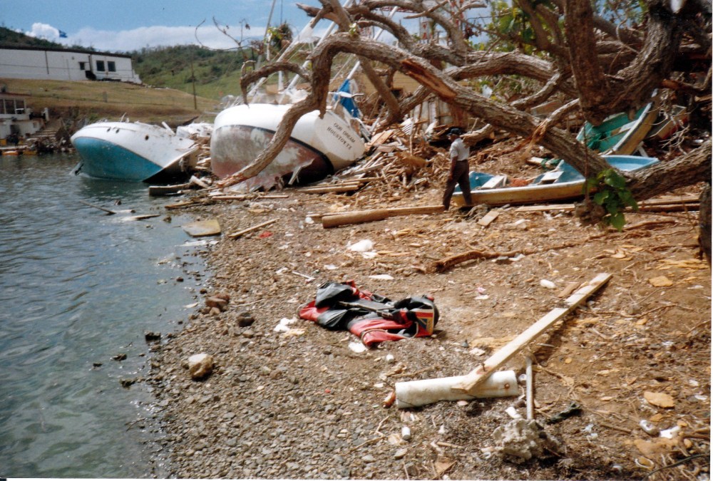 Hurricane hugo devastation